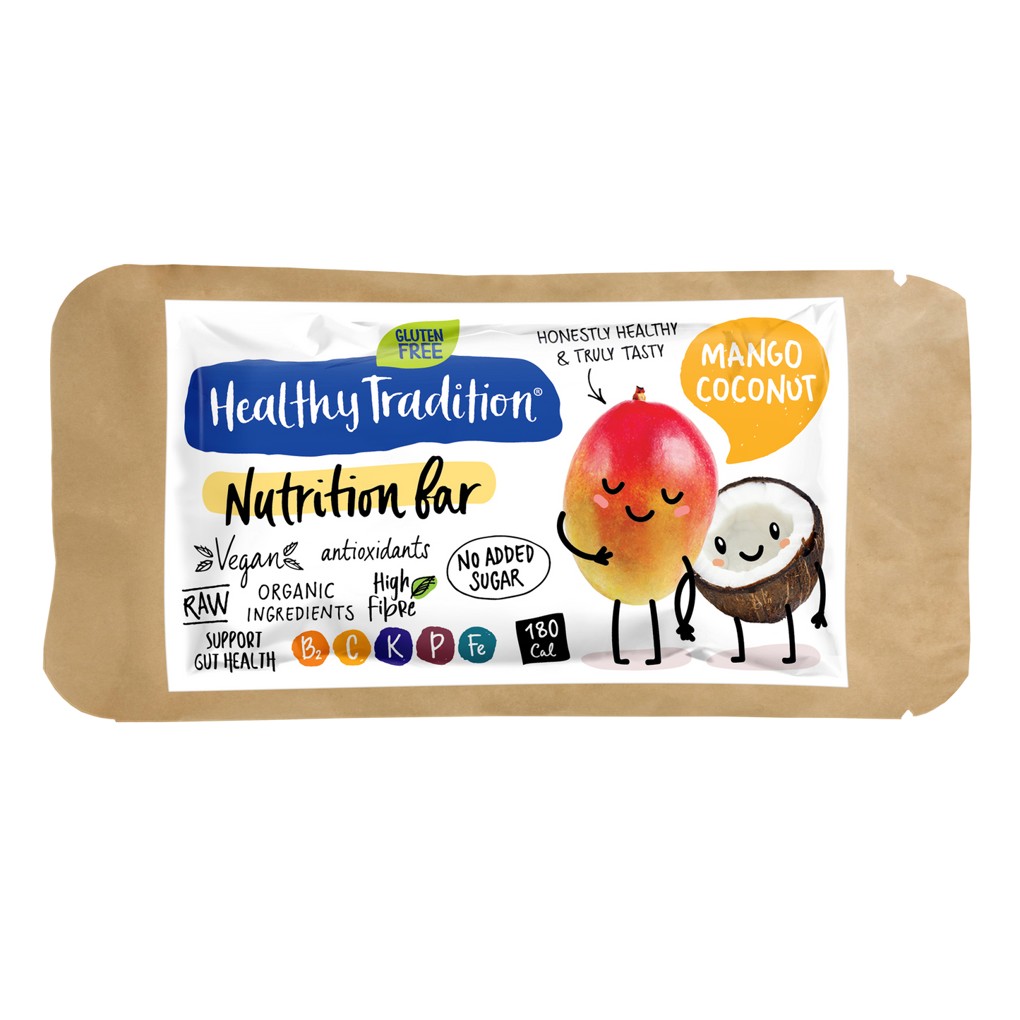 Nutrition Bar Mango Coconut - Raw * Vegan * No added sugar