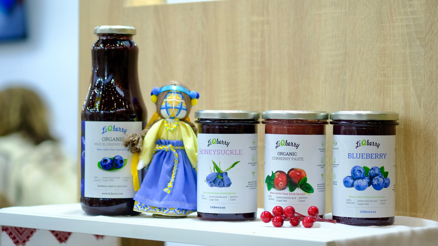 LiQberry Organic Wild Blueberry Puree