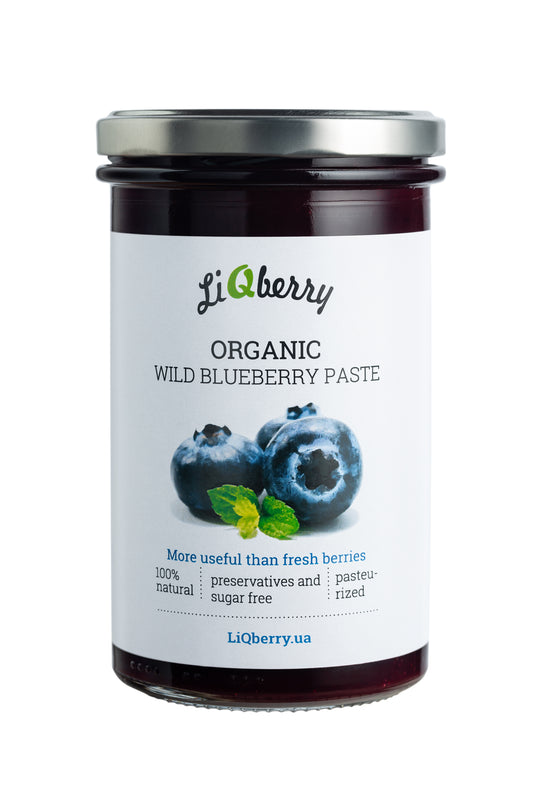 LiQberry Organic Wild Blueberry Puree