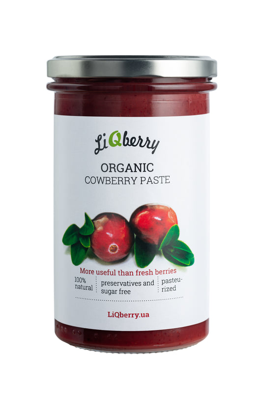 LiQberry Organic Cowberry Puree