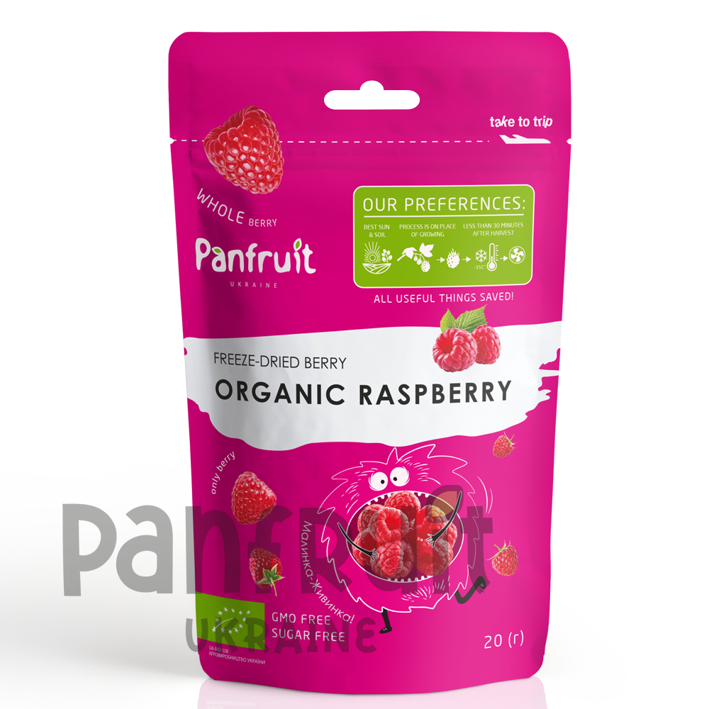 Panfruit Freeze-dried Organic Raspberry