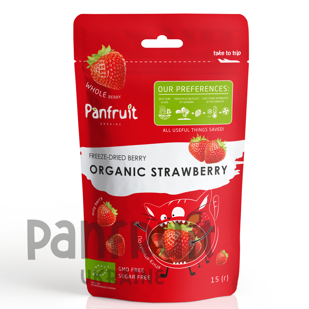 Panfruit Freeze-dried Organic Strawberry